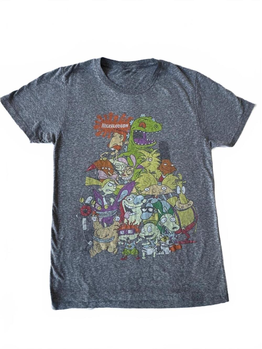 Nickelodeon 90s Nicktoons character graphic tee(0228)